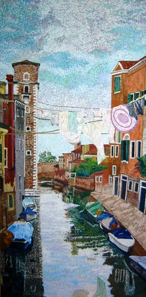 Venice Op.2, 72"X36"  2004, Acrylic on Canvas