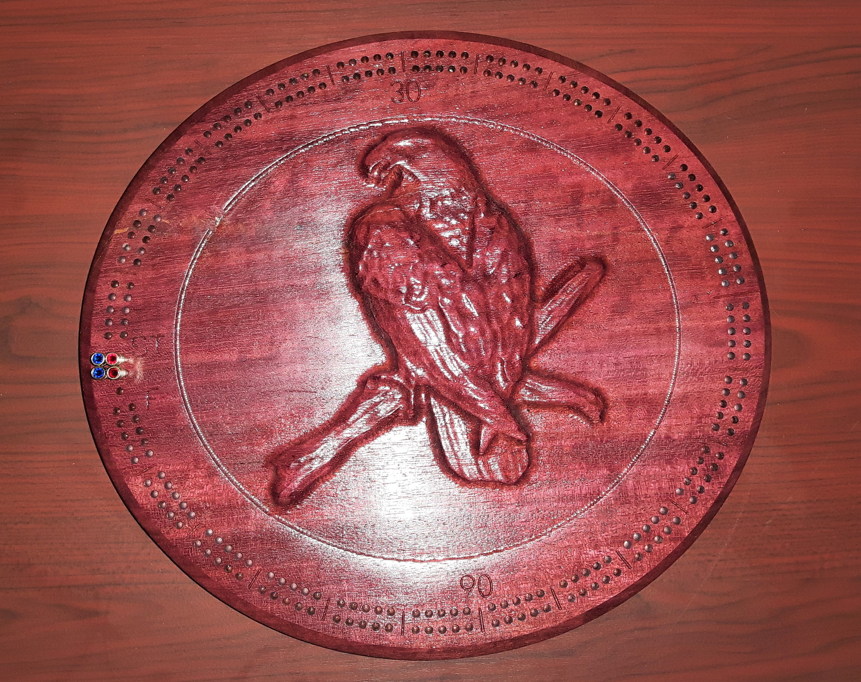 Crib Board, Carved Eagle Crib Board, Campbell river BC, Vancouver island BC, Vancouver BC, Victoria BC, British Columbia,Alberta