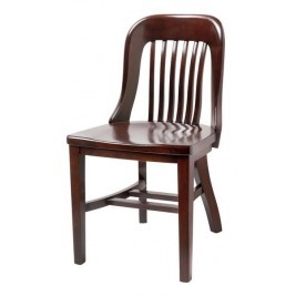 Principal Side Chair, wood seat