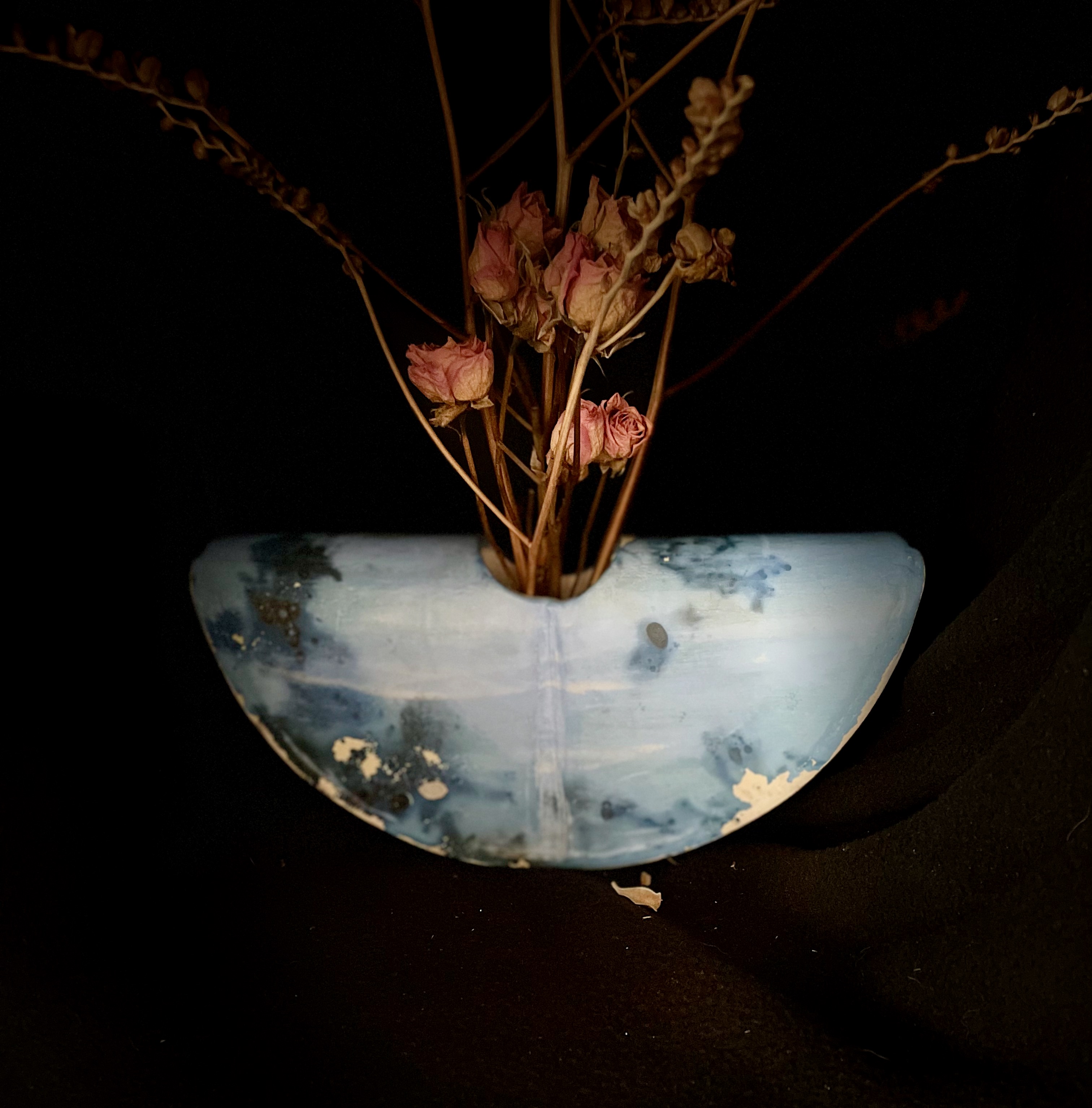 Pompadour vase - 10" wide X 5" high - $125