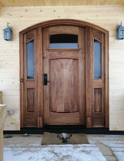 Brown Wooden Door 17