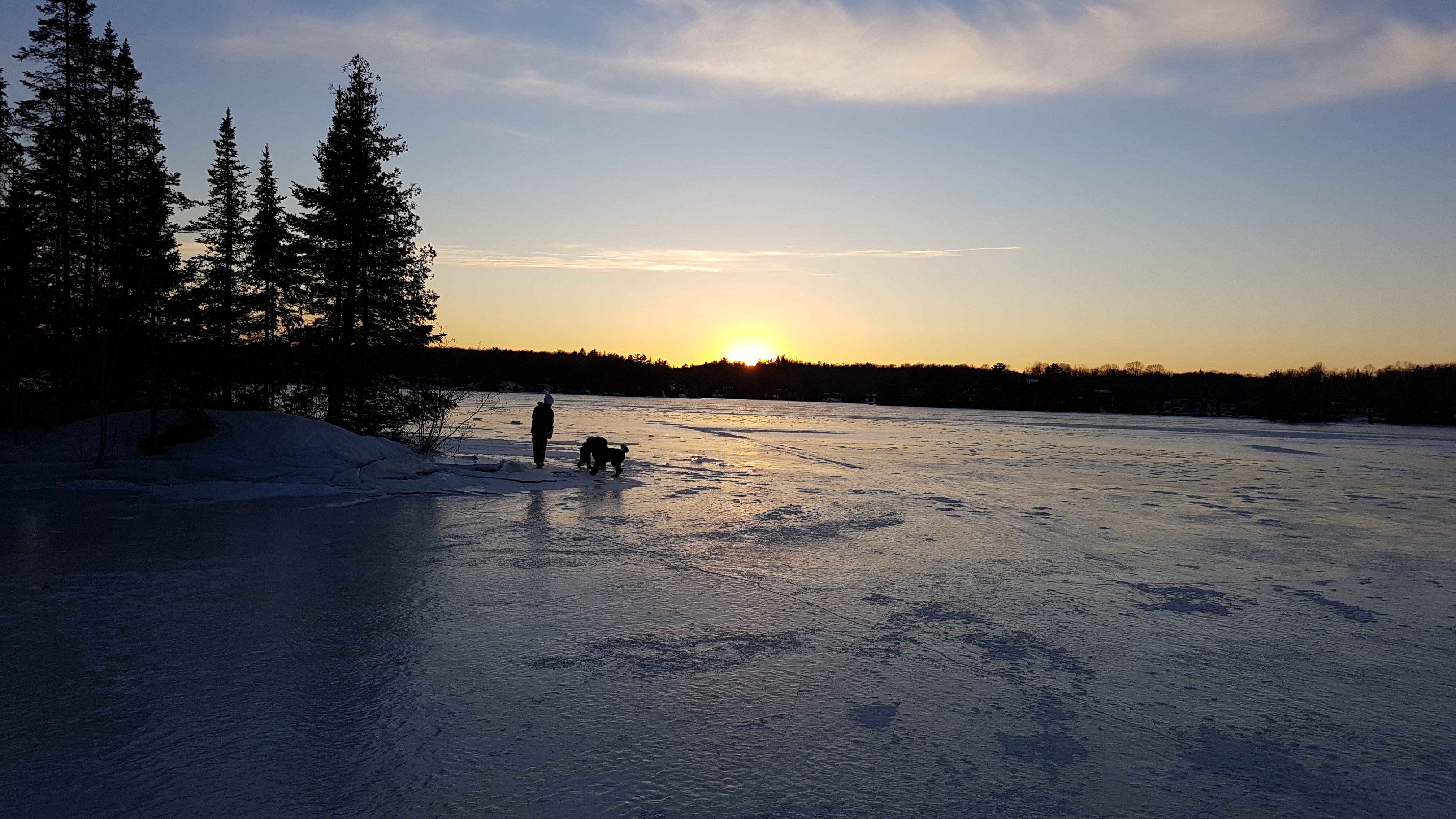 Whitestone Lake - winter fun on the lake