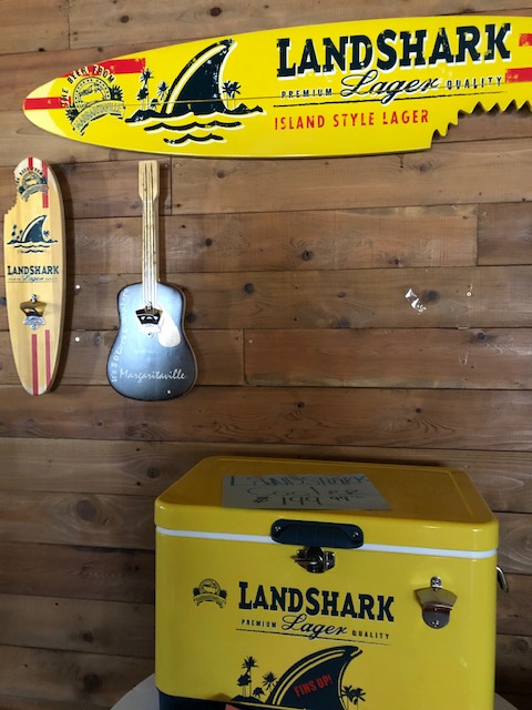 Landshark Sharkbite Sign