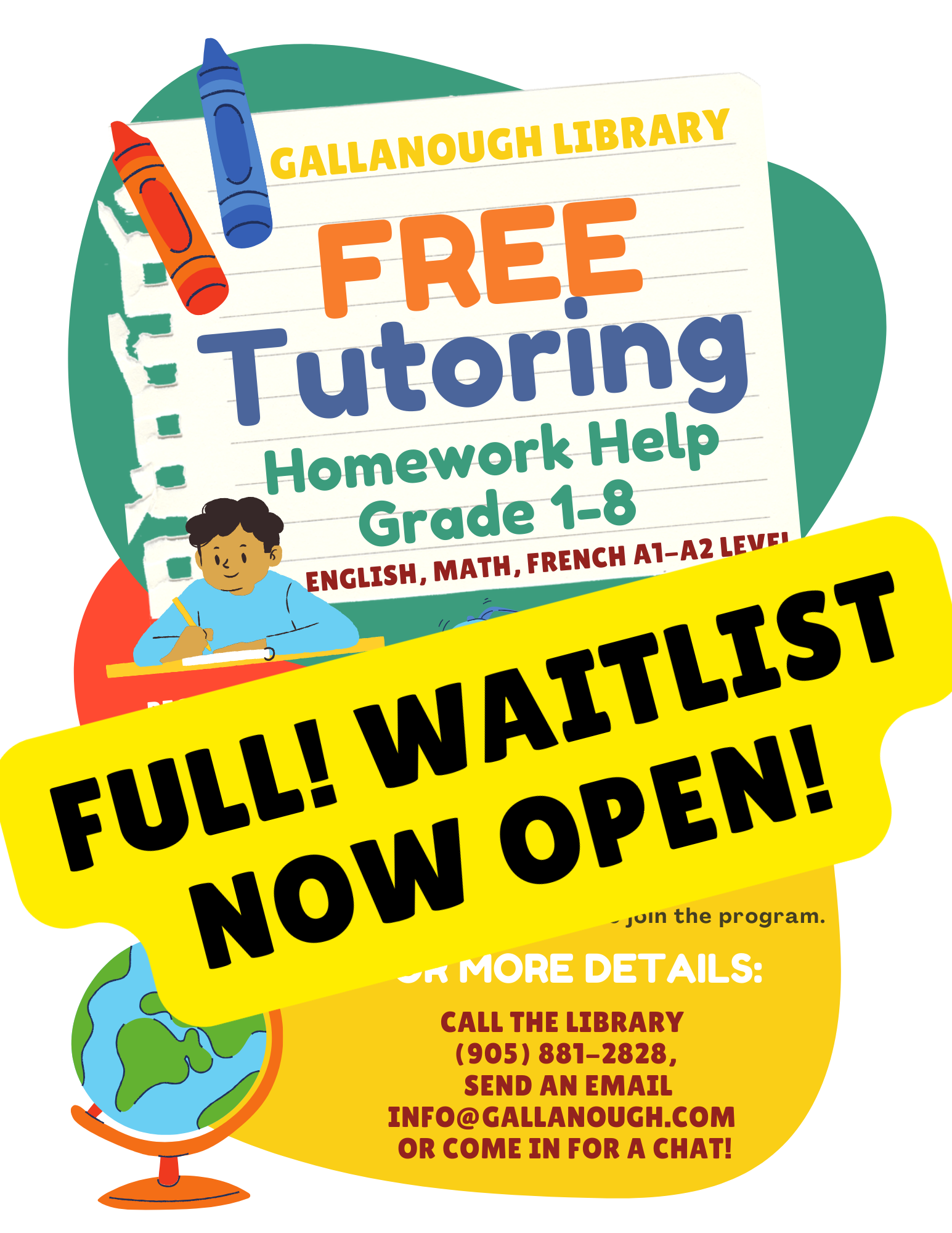 We currently have 15 students, and we are looking for more volunteer tutors in order to help more students! Sorry for the wait! 

