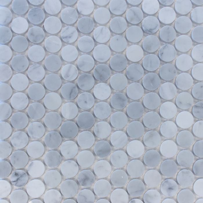 Bianco Carrara Pennyround
