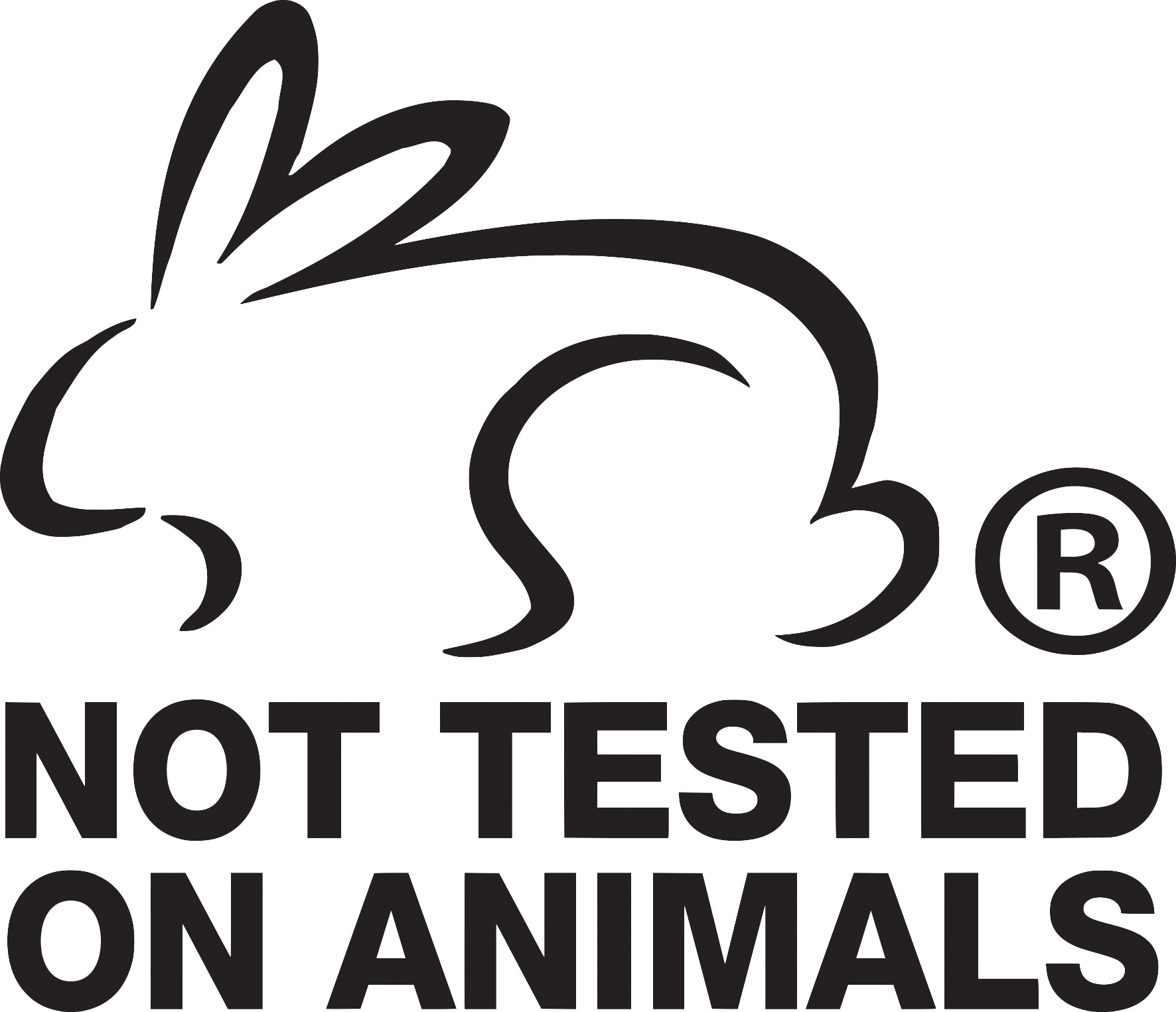 Choose Cruelty-Free Logo of a rabbit and the words “Not Tested on Animals” underneath the rabbit.