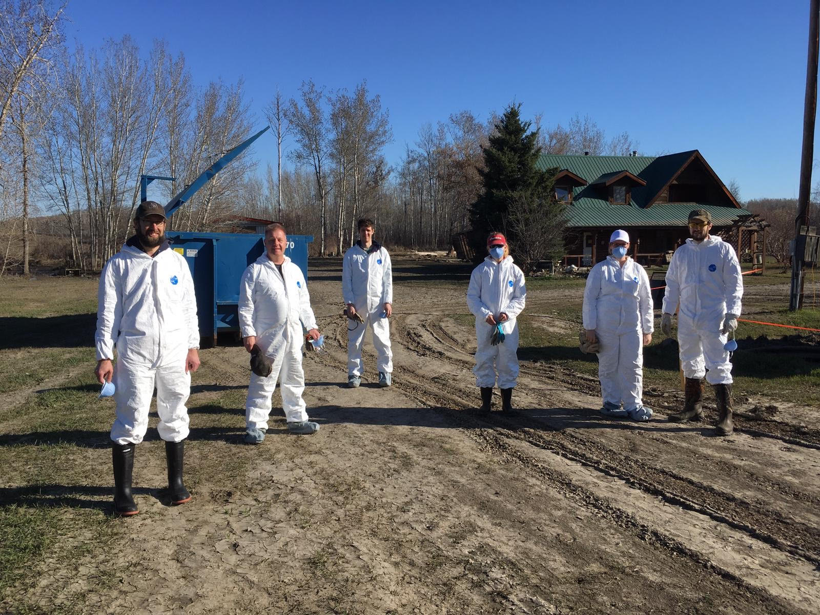 Fort Vermilion 2020 Flood Clean-Up - before . . .