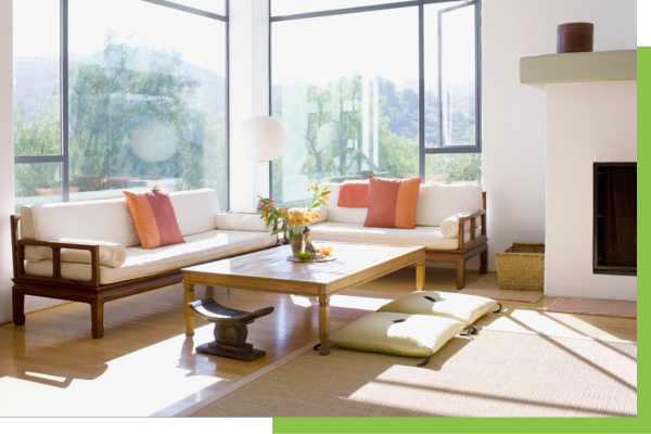 Interior of modern living room