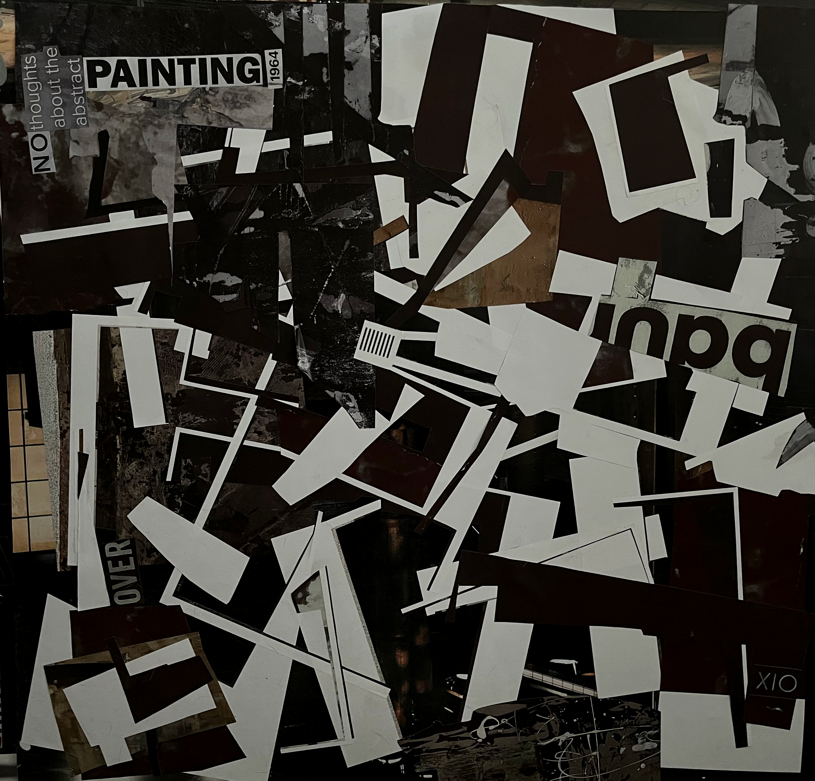 No Thoughts About the Abstract Painting 1964