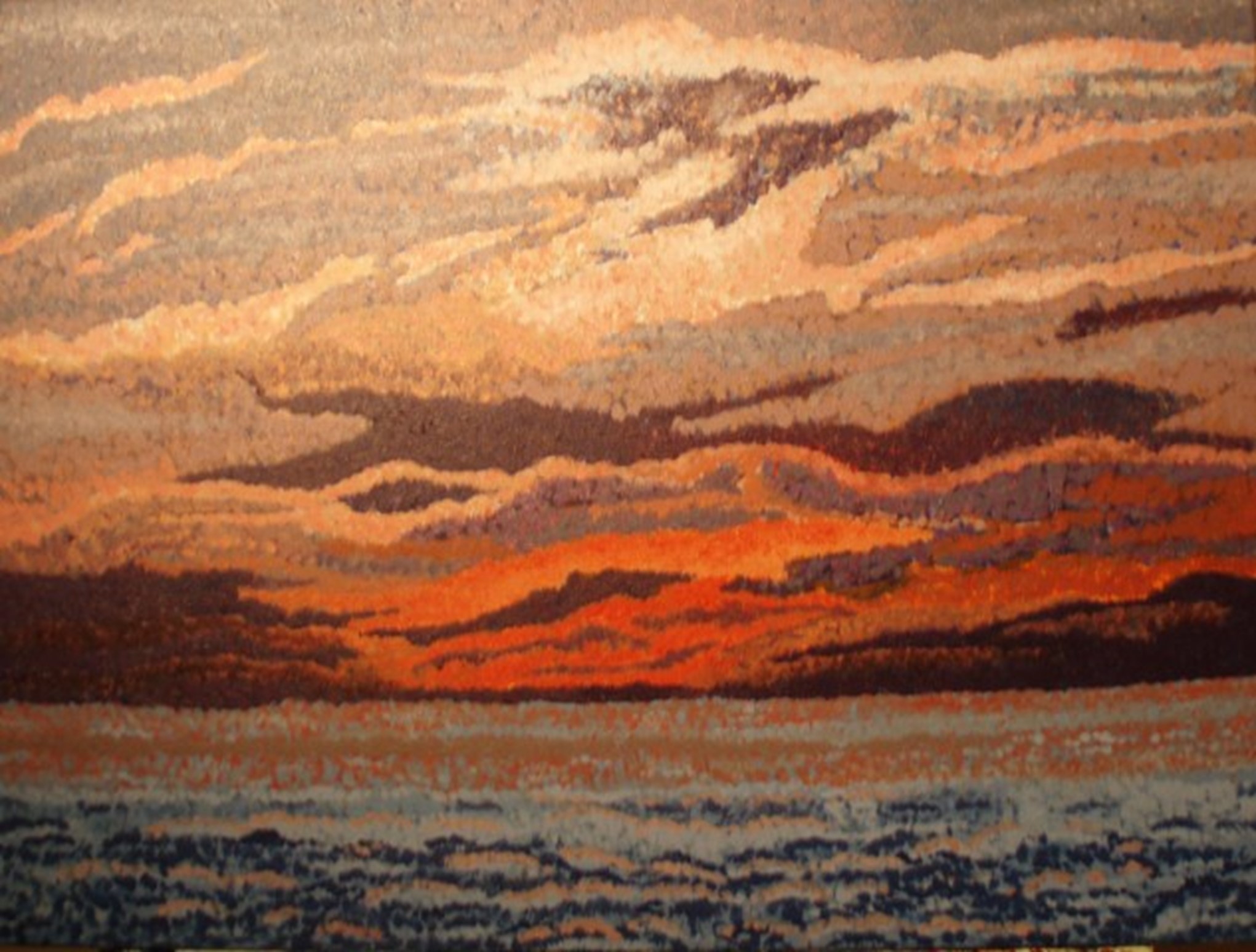 Cape Cod Sunset Series (4 of 4) 18"X24", 2008, Acrylic on Canvas, 