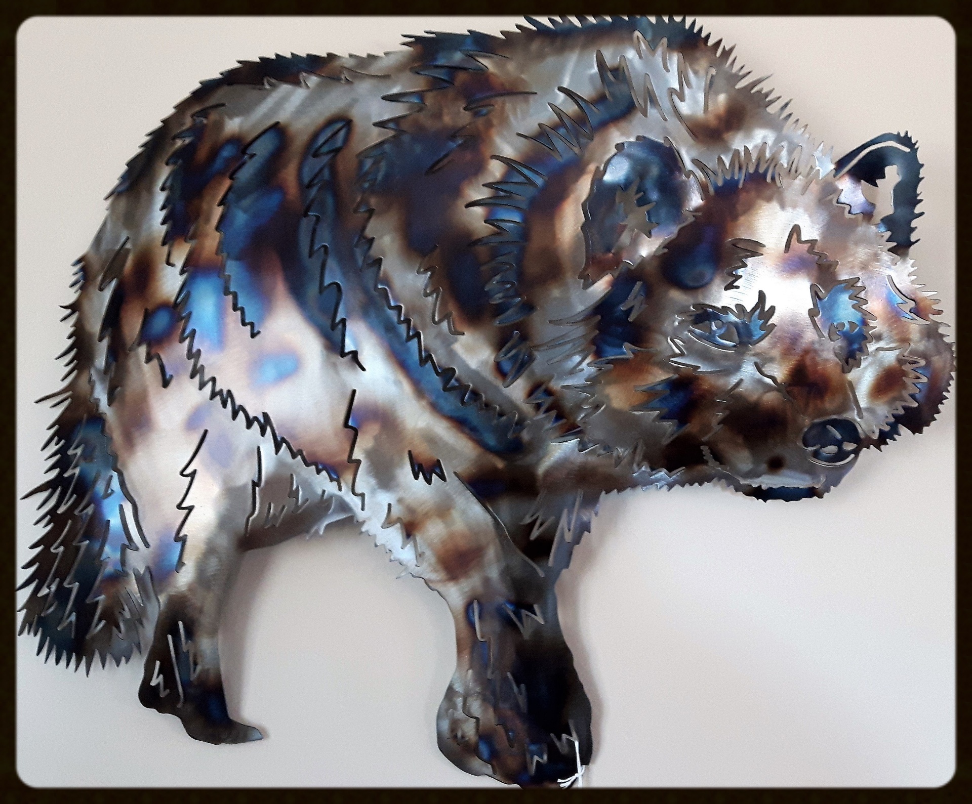 Metal art, Wolf, Campbell river BC, Vancouver island BC, Vancouver BC, Victoria BC, British Columbia,Alberta