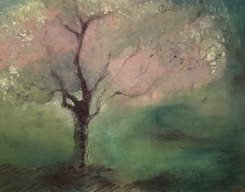 Flower Tree 
24" x 30"
oil on canvas