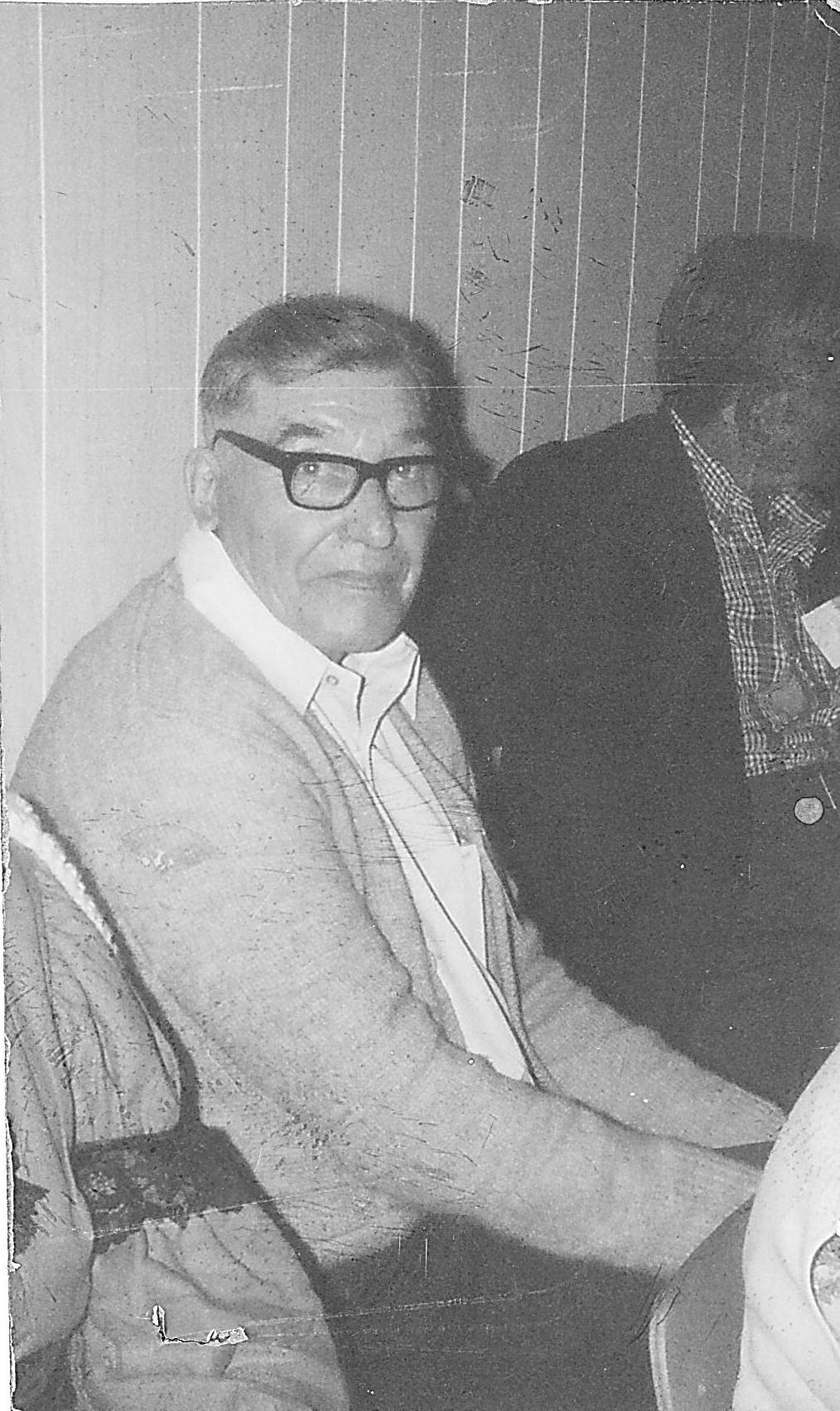 Sometimes a face is very familiar but we just can't quite place their name - such is the case with this photo! If you recognize this elder please help us remember and let us know!
990.4.5.27 / Bell, Lily
--EDIT--
This is Pascal Gladue