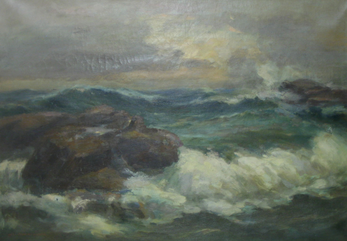 Untitled Seascape, Oil on canvas