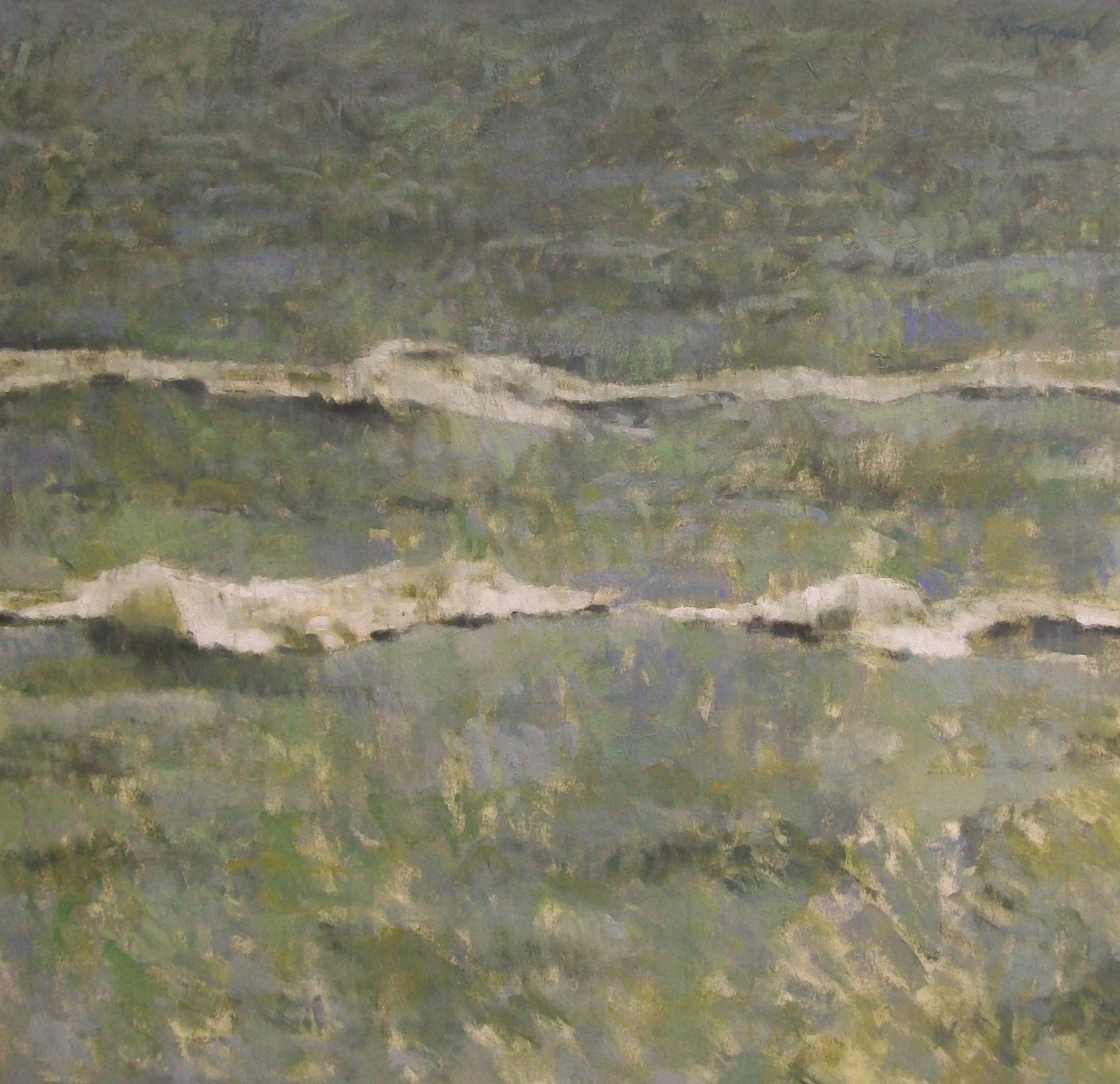 Cresting Waves, 2002, oil on canvas