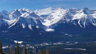 Classic Lake Louise and Victoria Glacier view