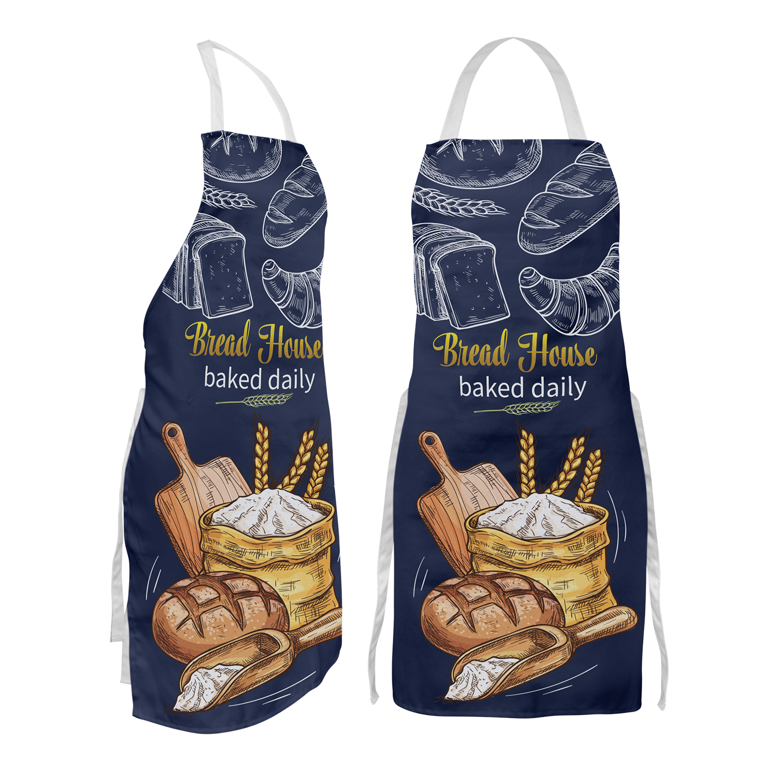 Full Colour Bib Apron 115762