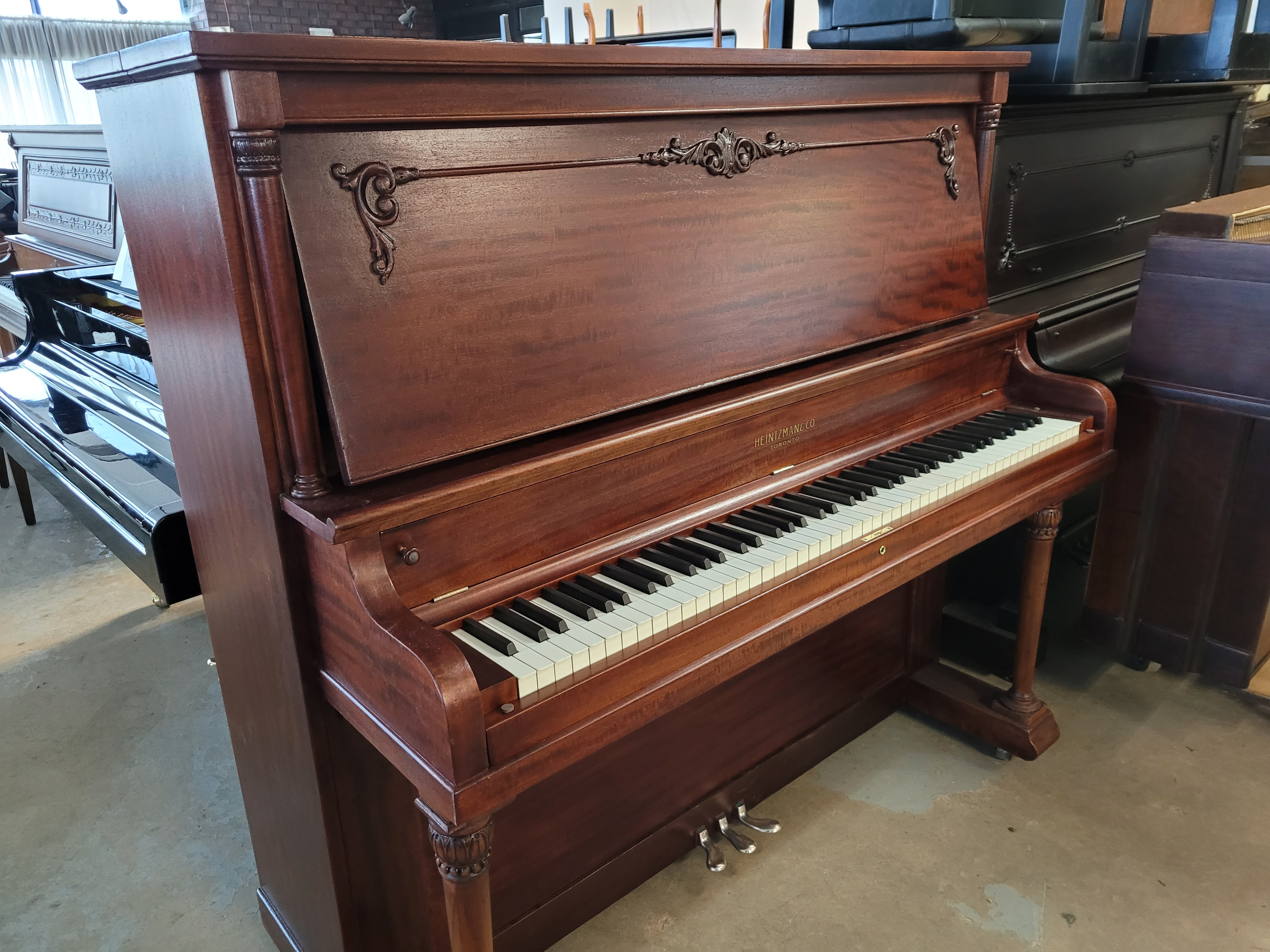 Heintzman 54", facture canadienne 1910, restauré. "Notre Steinway canadien"