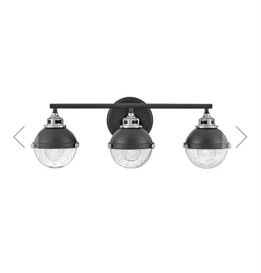 534 5173BK-CM
3 Light Vanity Black with Chrome Accents
Regular $632.99
Blowout $163.99 no tax 