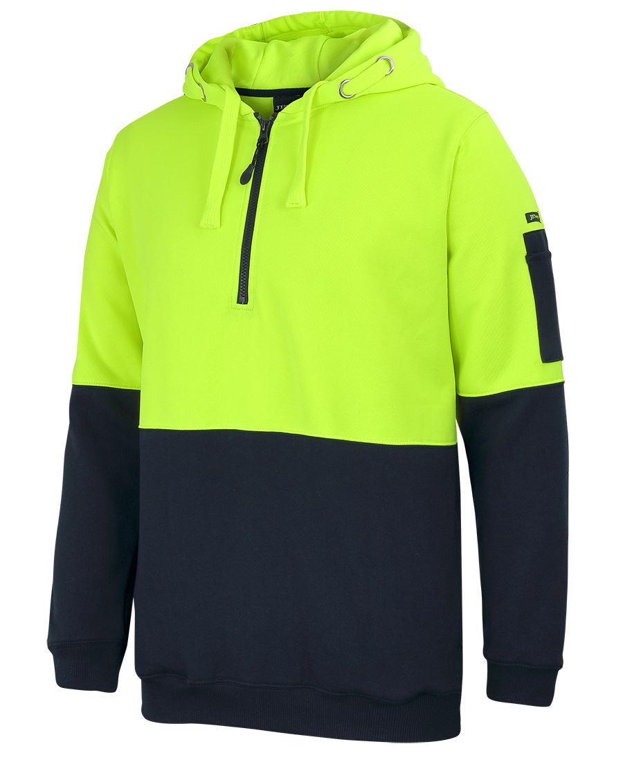 Hi Vis 1/2 Zip Hood - 6HVHZ
