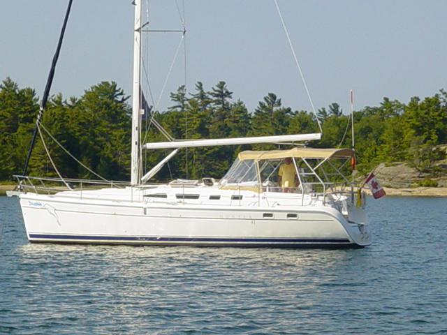 ANOTHER BEAUTIFUL ANCHORAGE FOR DAUPHIN IN GEORGIAN BAY