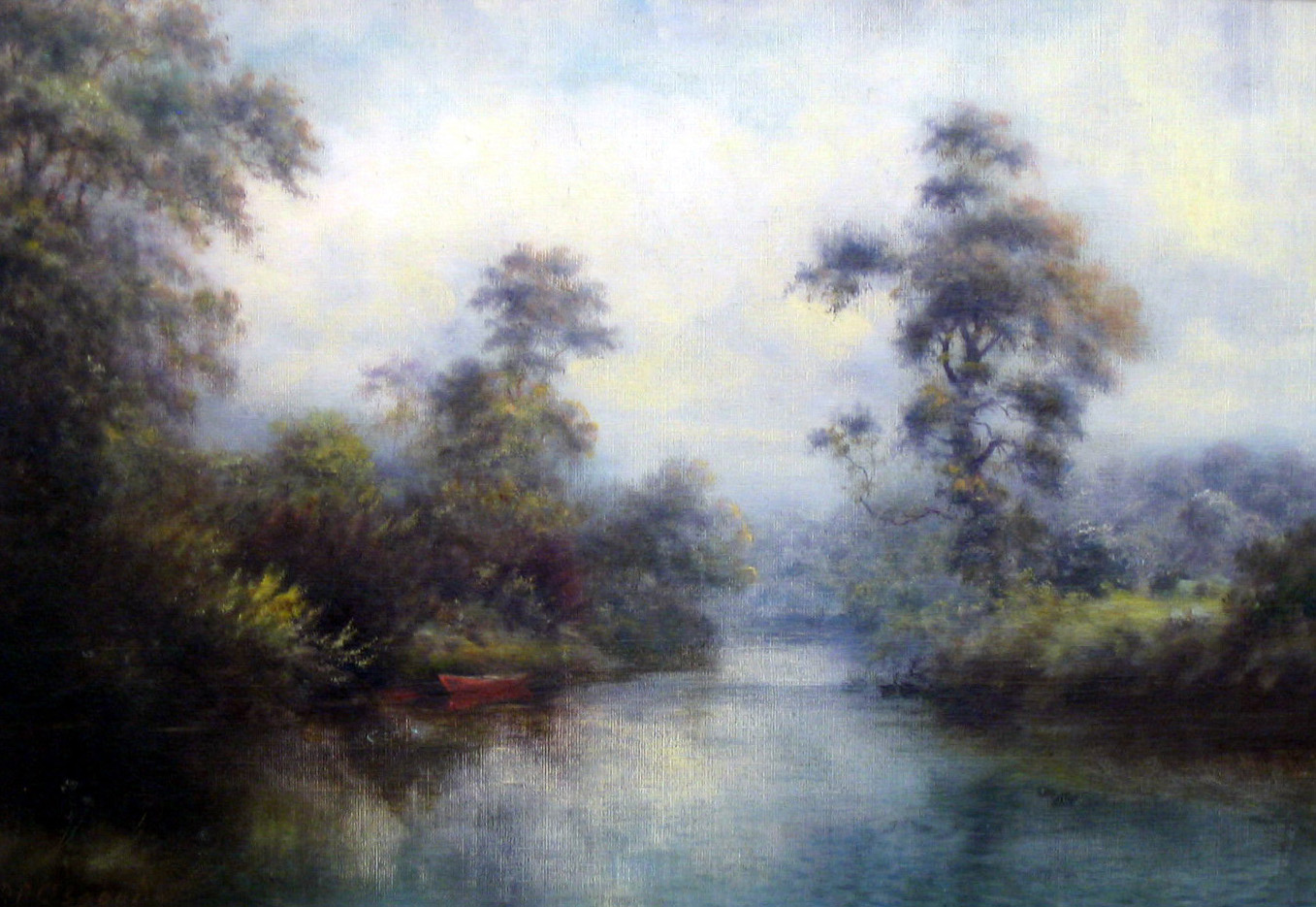 Talbot Creek, oil on canvas