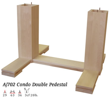 A702 Condo Double Pedestal