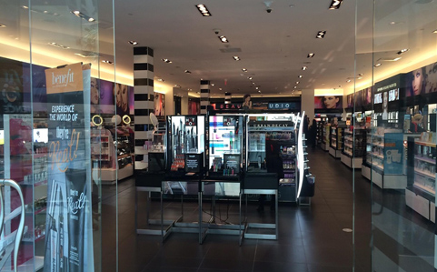 The inside of a Sephora store