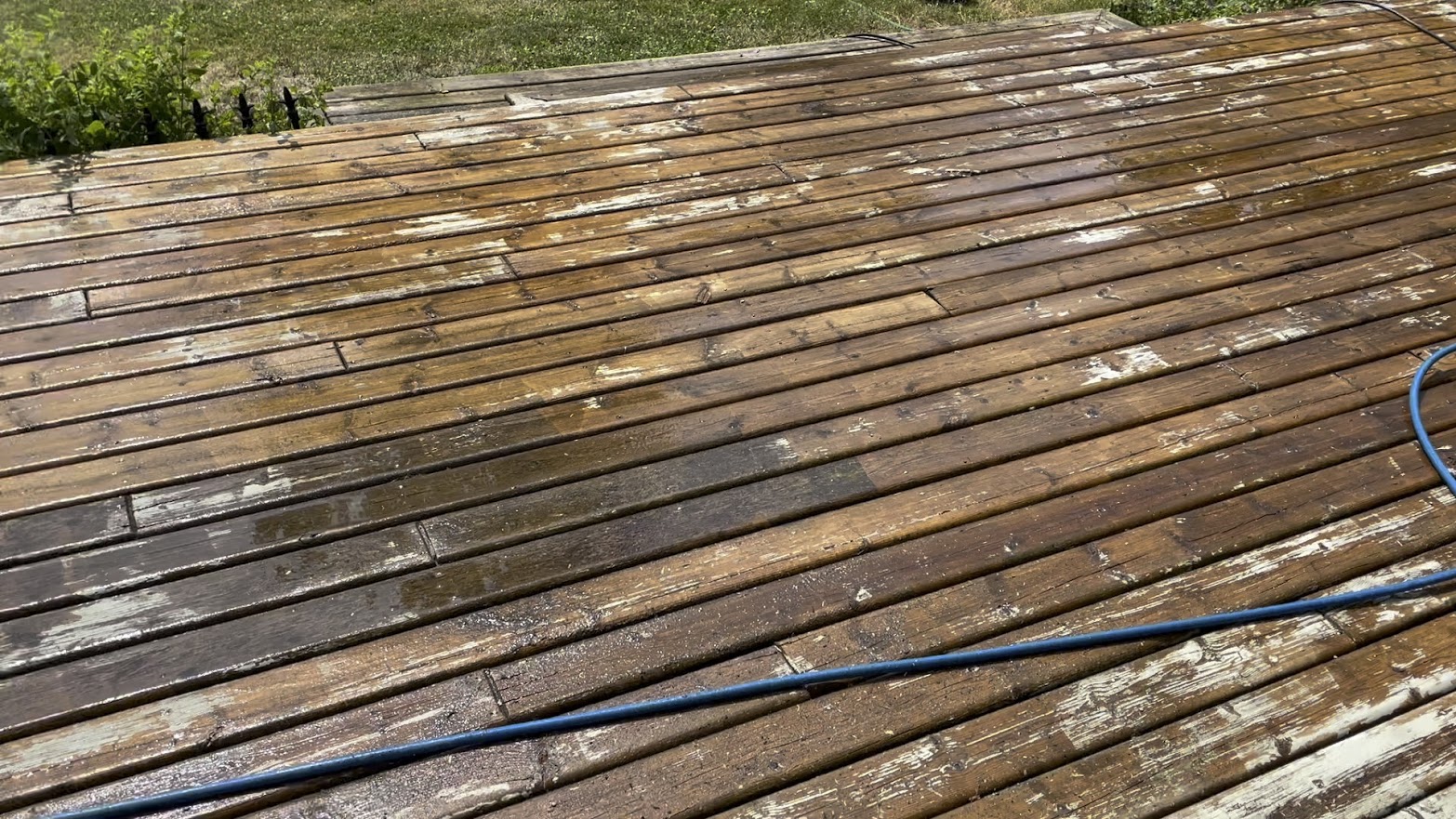 Patio Pressure Washing for Paint Preparation