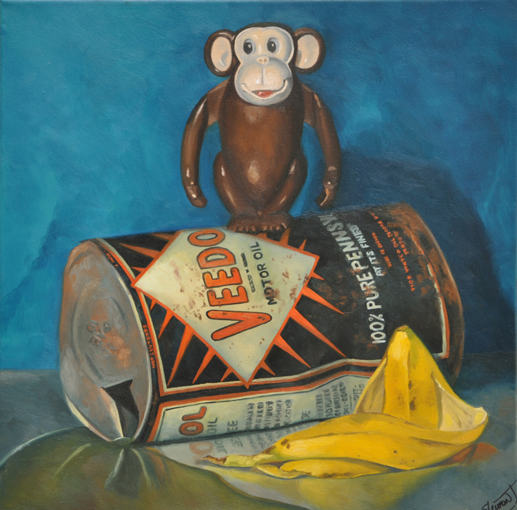 Monkey Business
18" x 18" / sold
oil on canvas