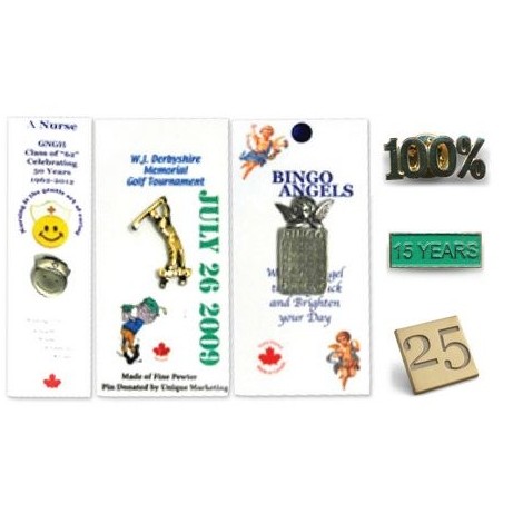 LAPEL PIN – STOCK DESIGNS