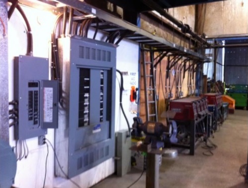 Old mill buildings were renovated and the service upgraded to become our fabrication shops.