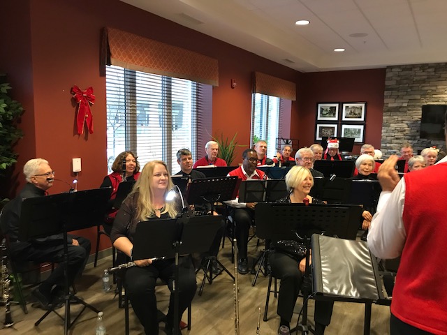 Band at Christmas Concert December 2019