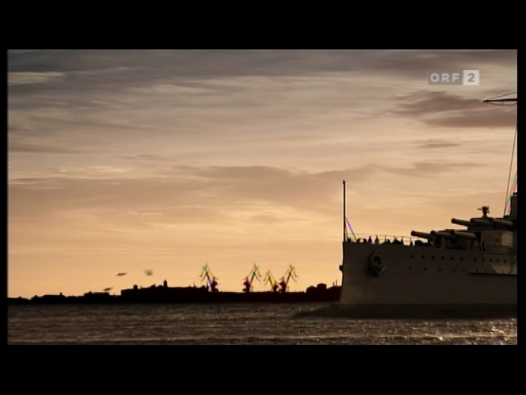 Fleet leaving Pola Harbour