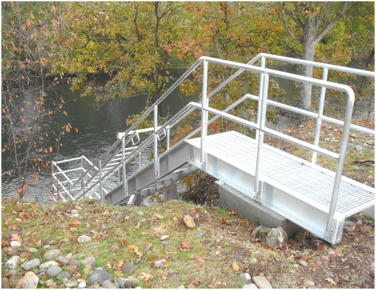 Aluminum Access Staircase @ Medford Water Treatment Plant