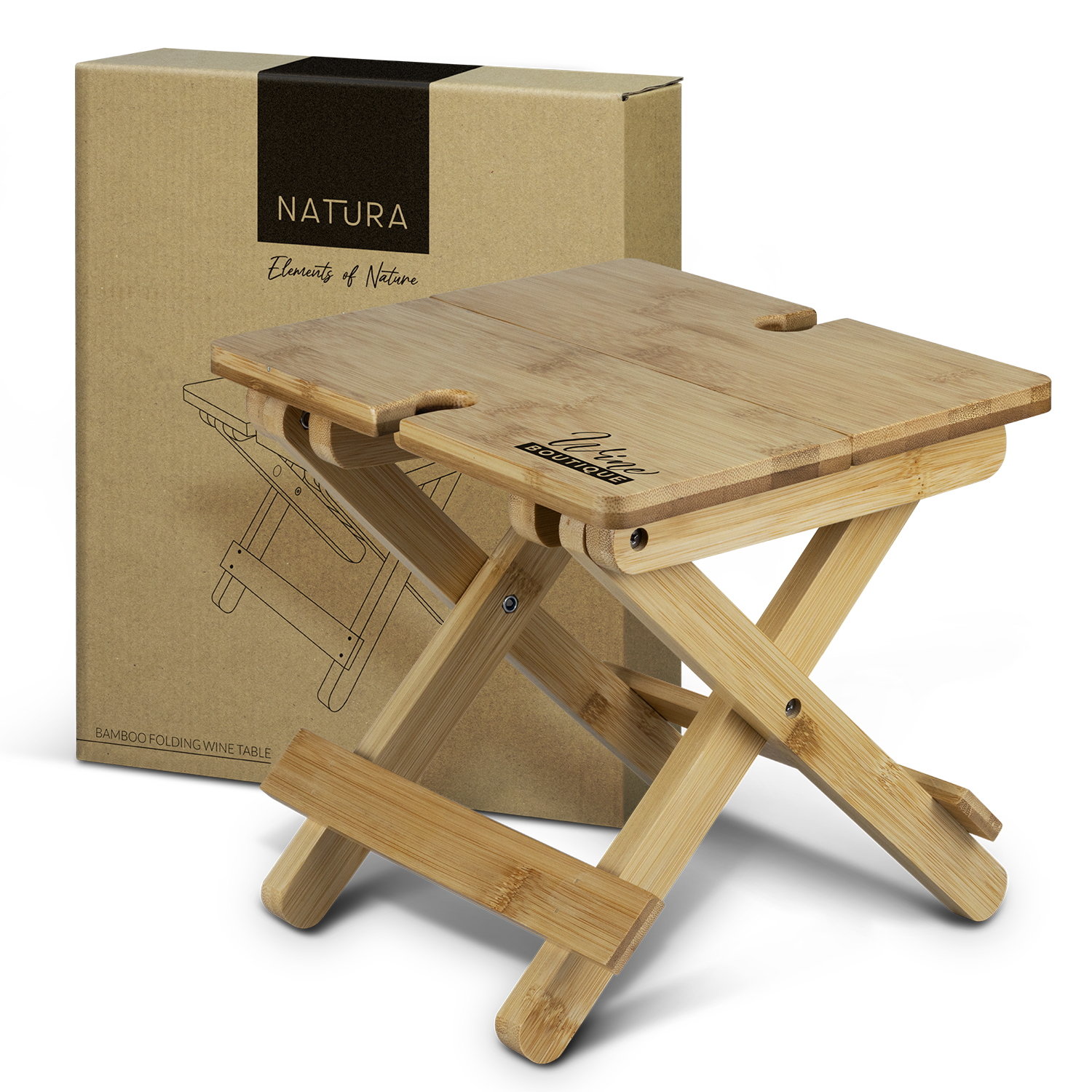 Bamboo Folding Table 122273
