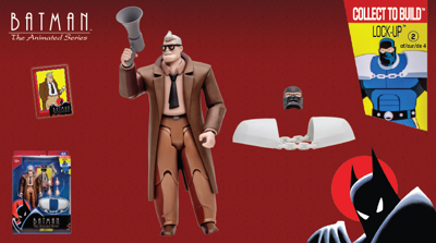 DC Direct Batman The Animated Series Build a Character Commisioner Gordon