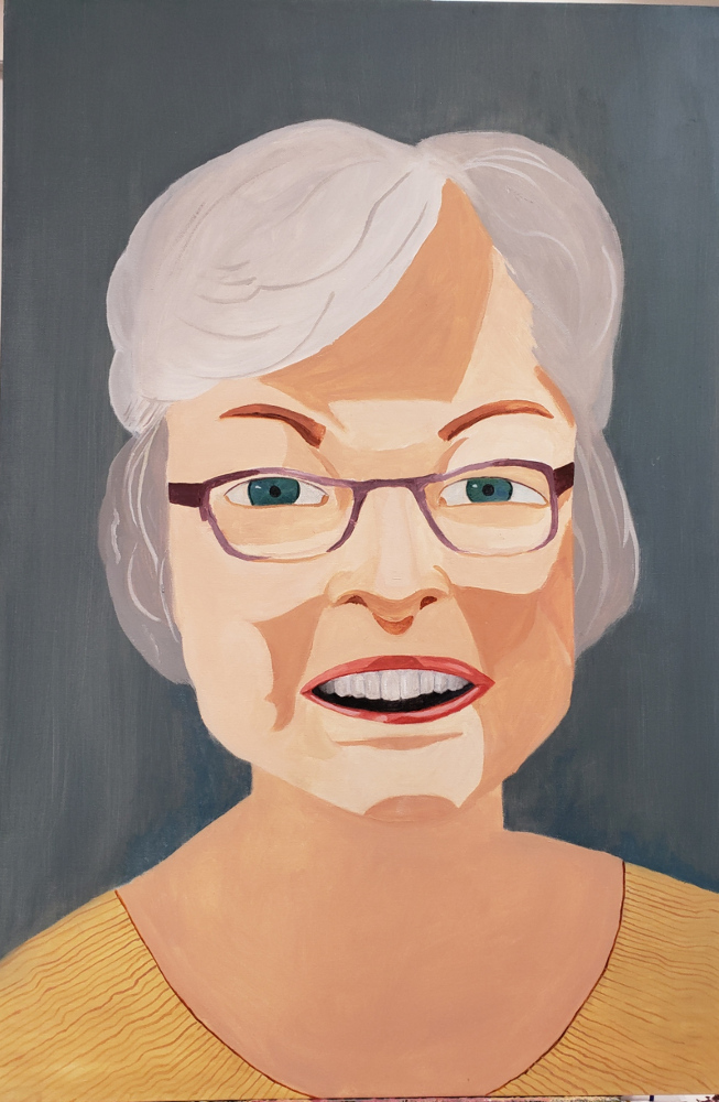 Peg from Virginia. Alex Katz inspired