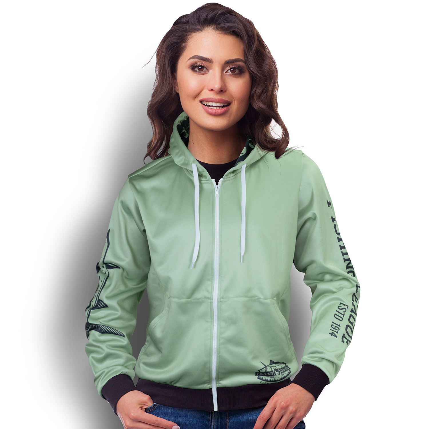 Custom Sports Zipped Hoodie 121185