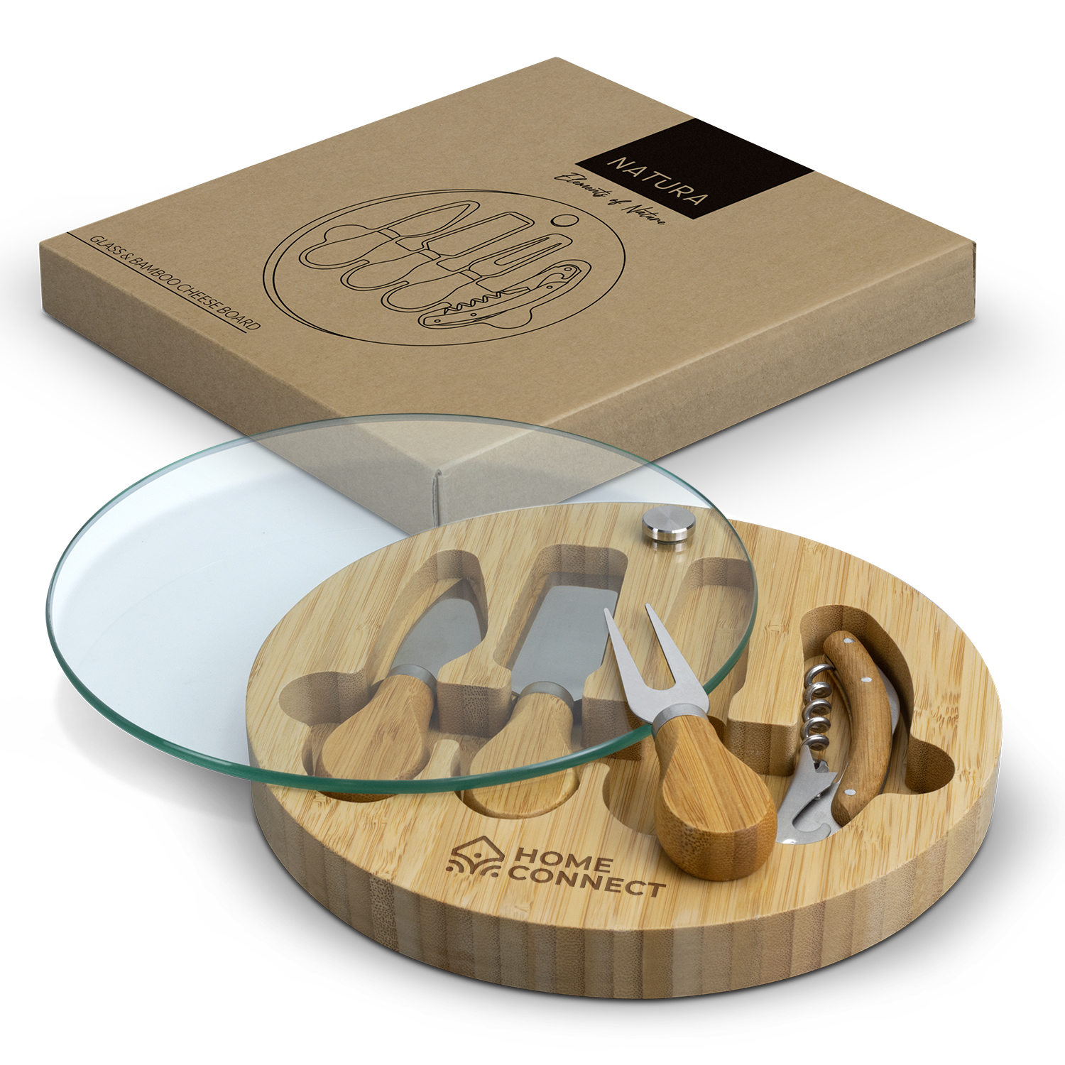 Glass Cheese Board 122342