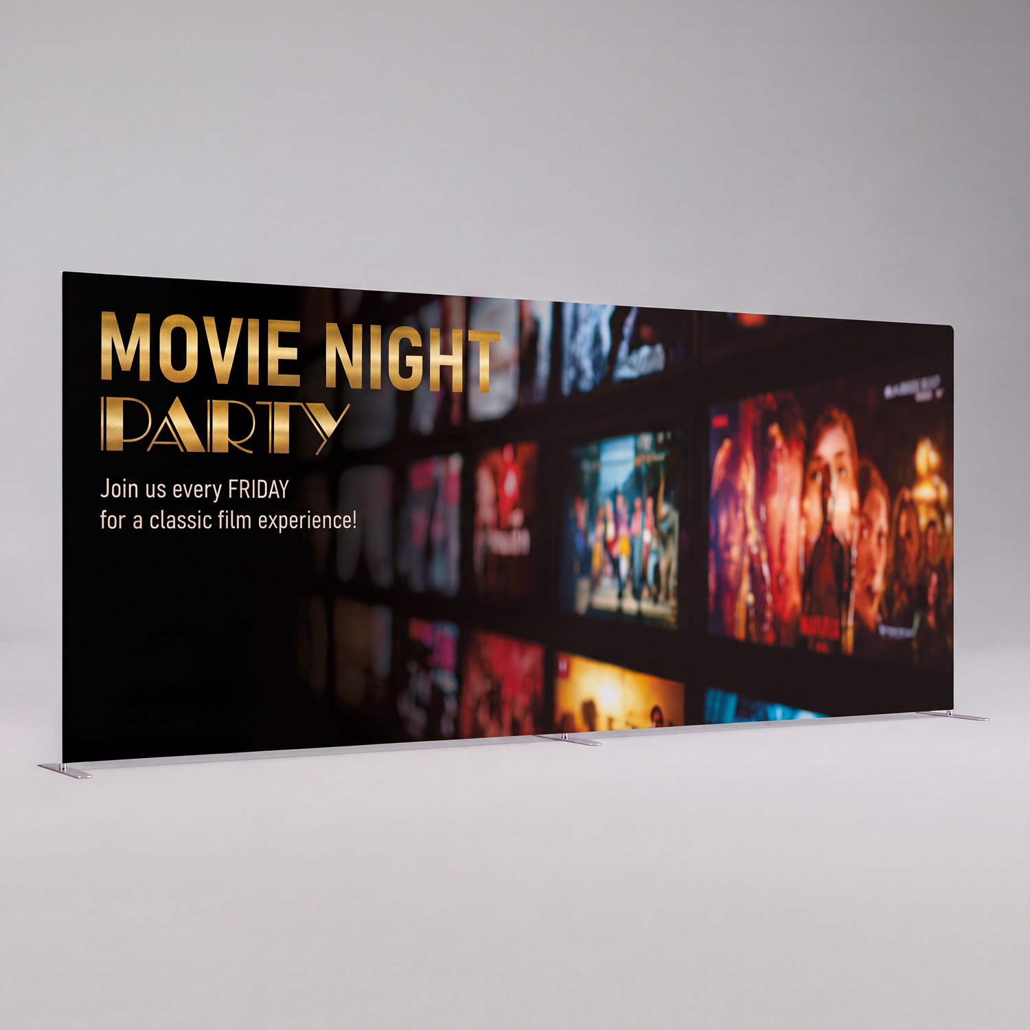 Straight Portable Display Wall 6m 134398