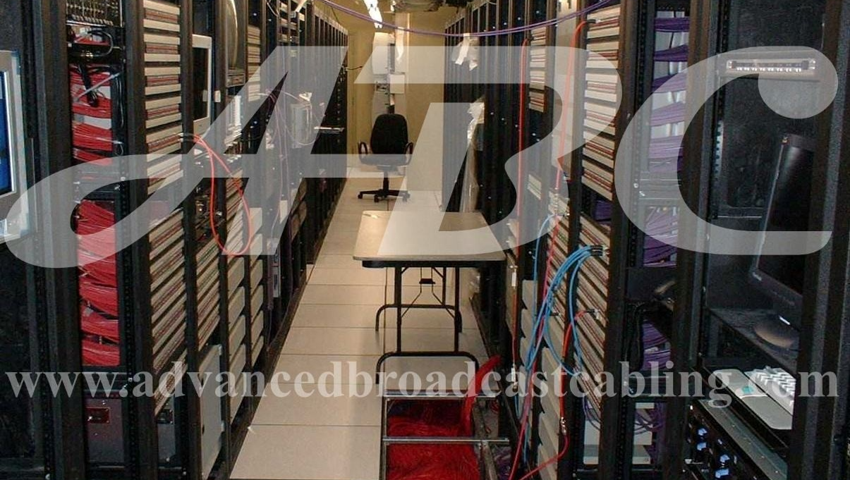 Advanced Broadcast Cabling, Installation of Cables and Equipment, BROADCAST CER, RACK ROOM, AUDIO DISTRIBUTION, KVM SYSTEM , VIDEO PATCH BAY, VIDEO ROUTING, BROADCAST PRODUCTION