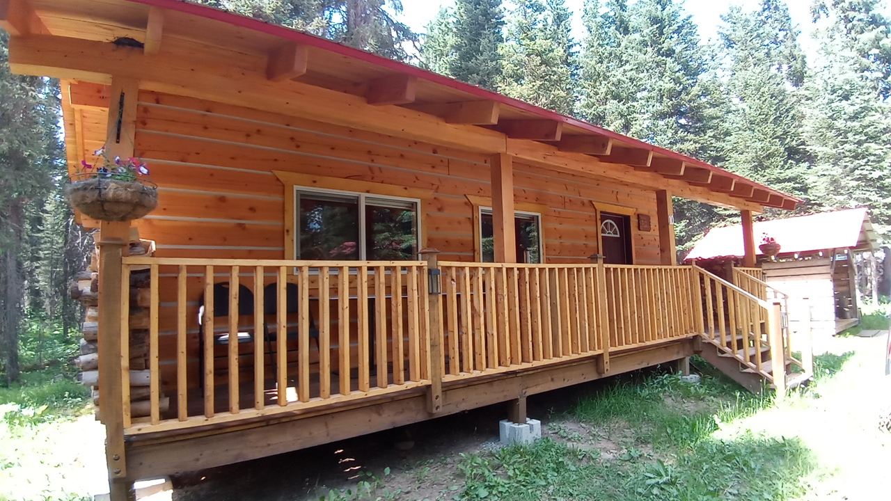 Cabin 10 is our biggest with 5 single beds and close to the new shower house.