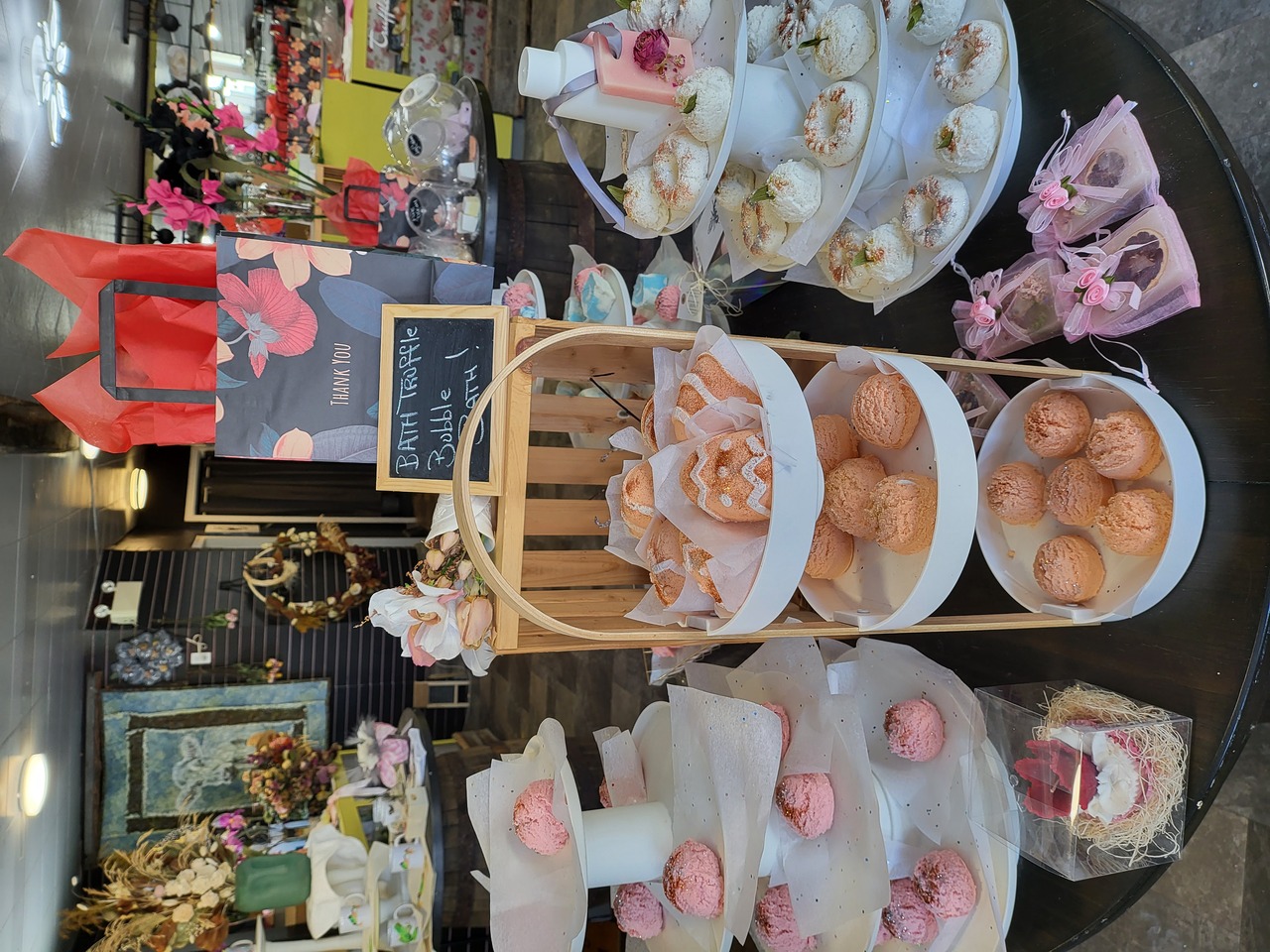 Bath Truffles! These are Bubble Bath, but those in the know, know that they are a rich skin feeding Soap as well, lush in Shea and Cocoa Butters! A real treat for those with extra dry skin! $15.00 ea Bath Truffles! These are Bubble Bath, but those in the know, know that they are a rich skin feeding Soap as well, lush in Shea and Cocoa Butters! A real treat for those with extra dry skin! $15.00 ea