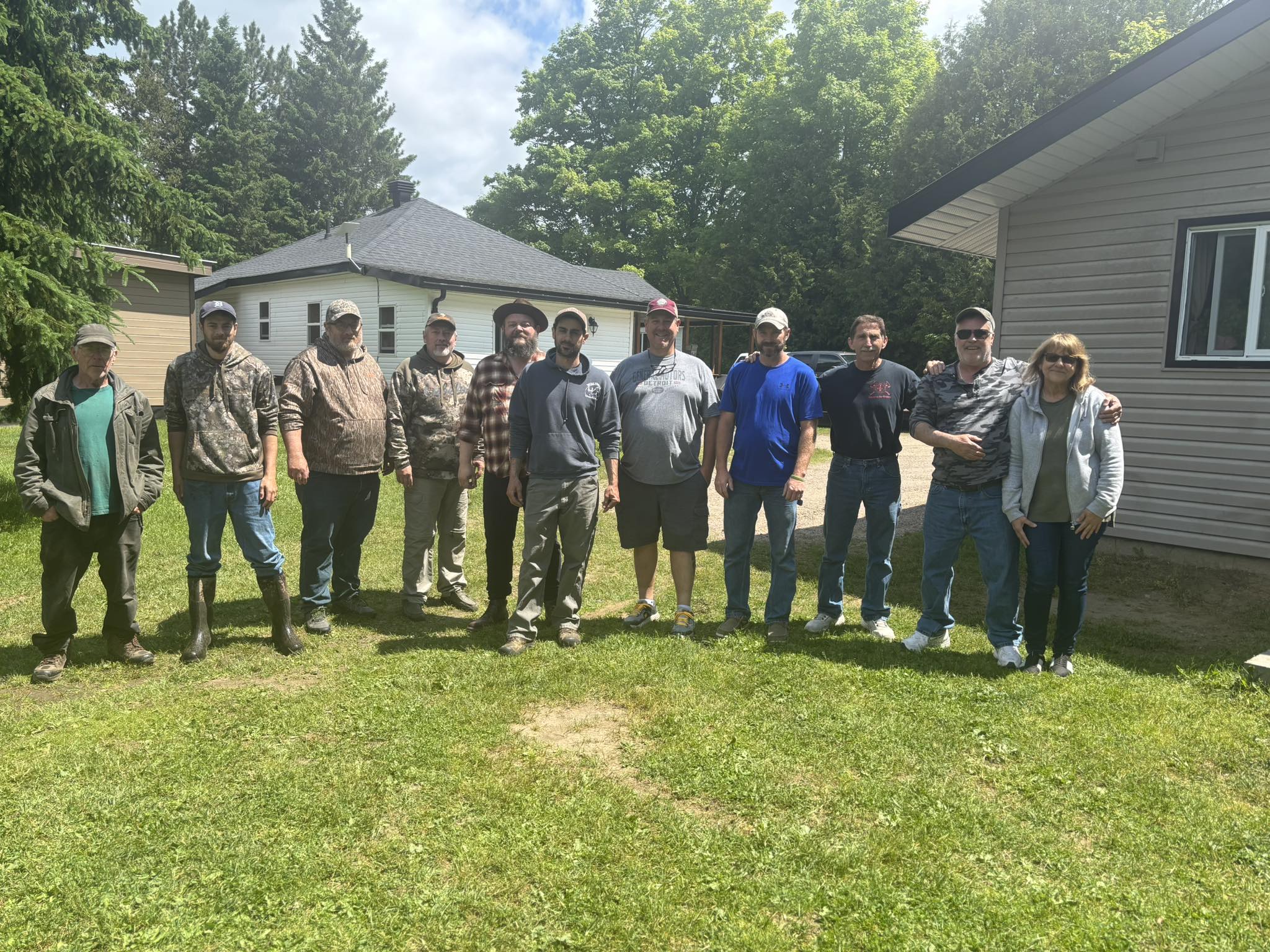 week 4 group black bear during a guided Ontario black bear hunt at Wild North Outfitters in 2025.