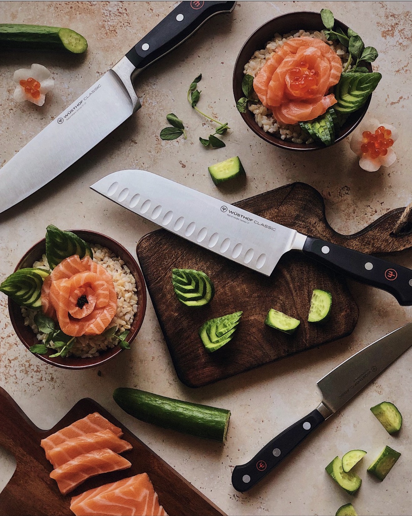 Close-up of a dough whisk with a wooden handle over a mixing bowl containing flour and dough. Close-up of a dough whisk with a wooden handle over a mixing bowl containing flour and dough.
