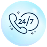 24/7 contact availability 24/7 contact availability