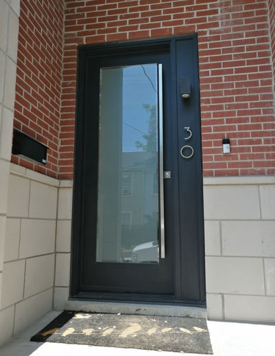 Black Wooden Door 9