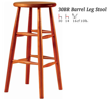 30BR Barrel Leg Stool
