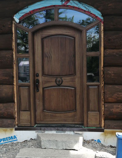 Brown Wooden Door 11